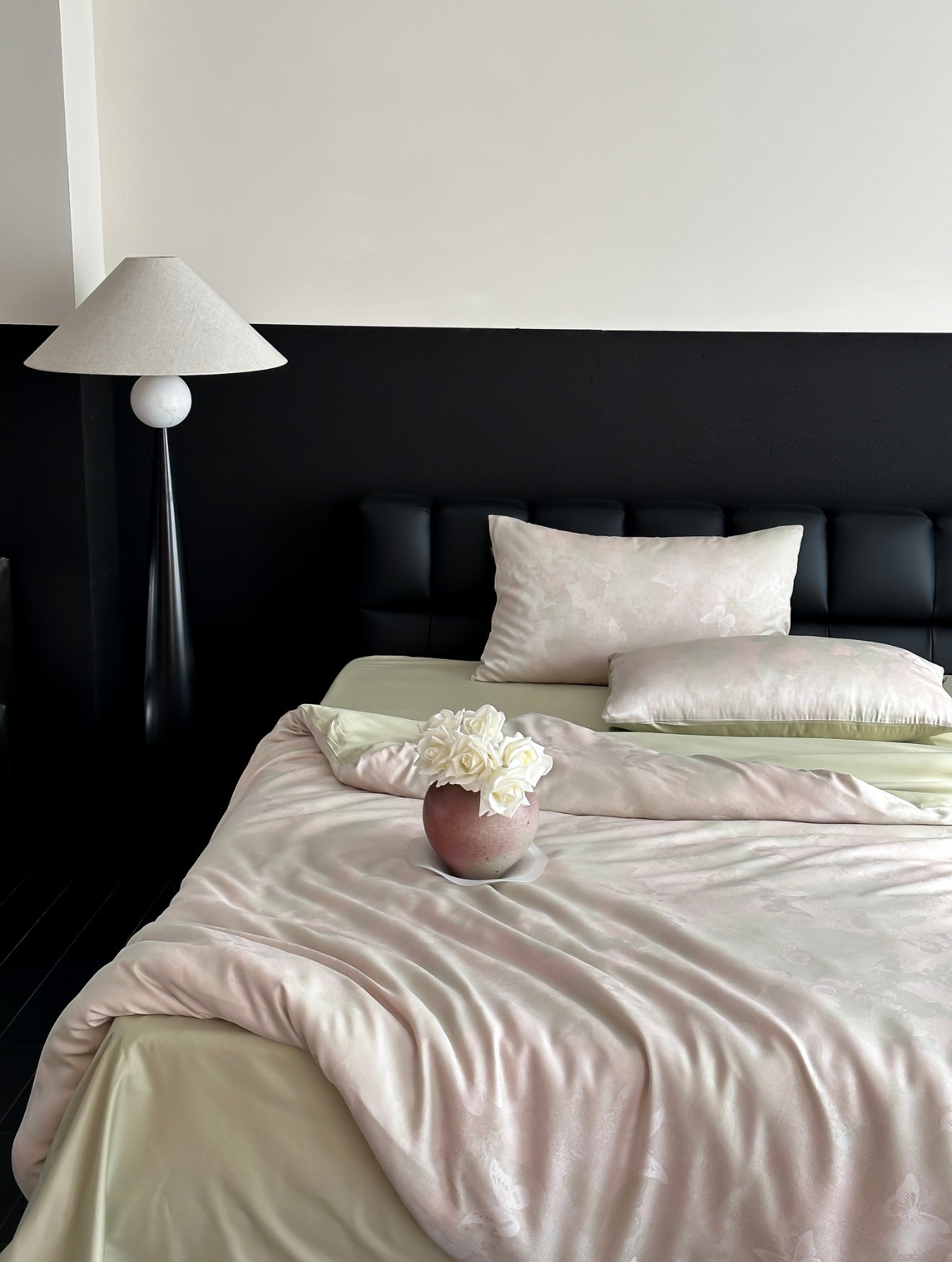 Summer Tencel Cotton Sateen Jacquard Duvet Cover Set